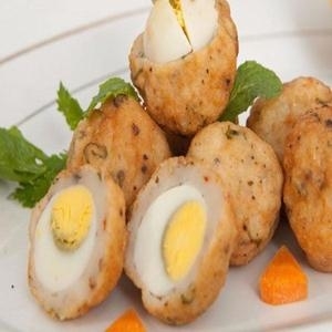 Cá Viên Trứng Cút / kg 50 viên 