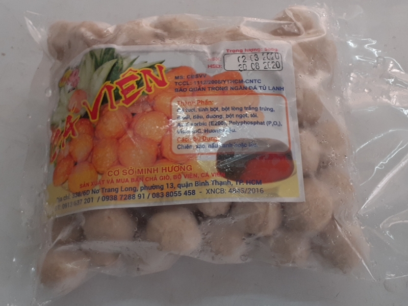 Cá Viên Minh Hương / kg 160 viên 
